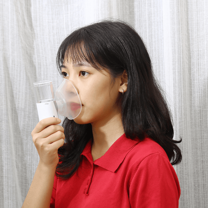 Mini Portable Ultrasonic Nebulizer Rechargeable Inhaler Respirator Mesh Handheld Mist Maker - Trendha