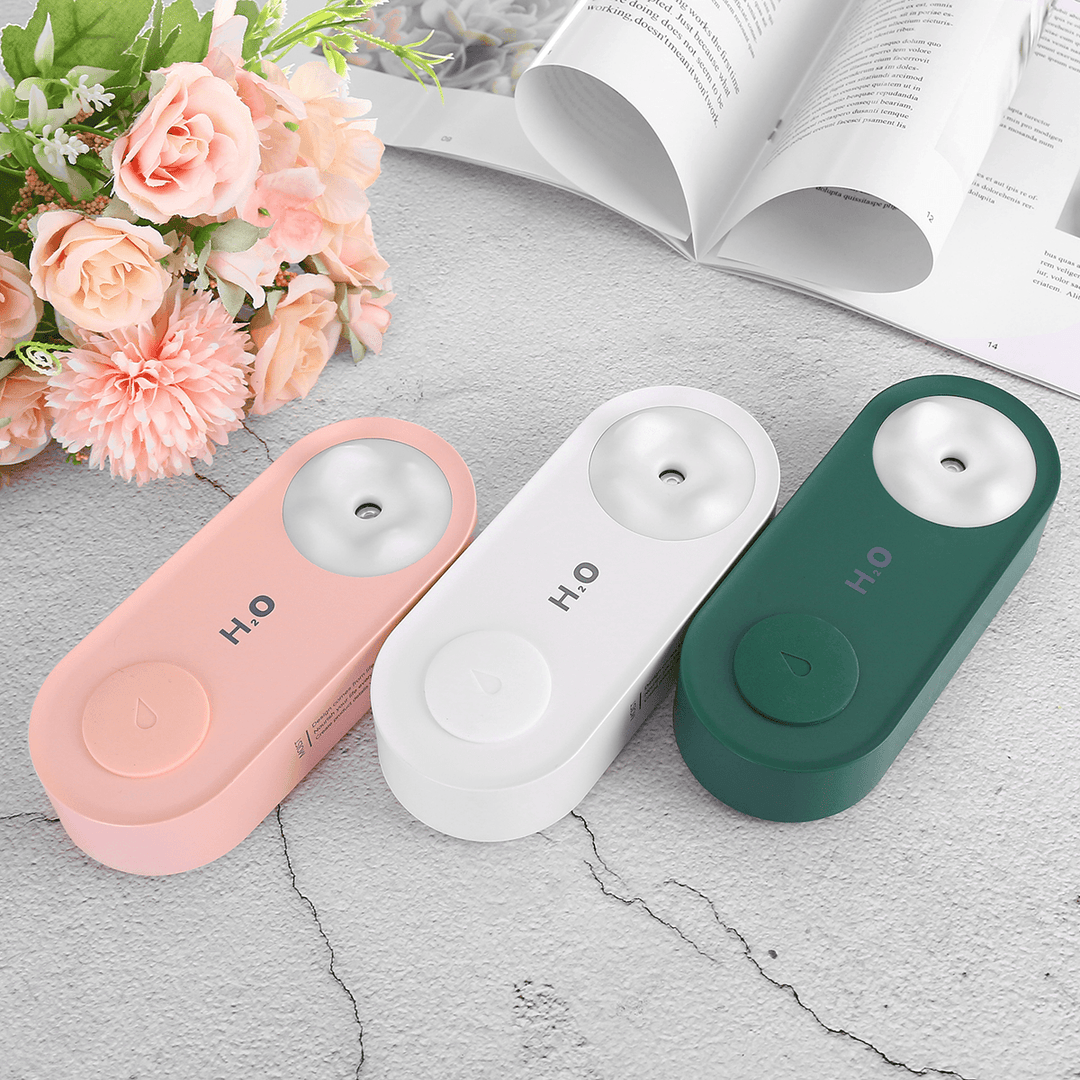 2000Mah 2 Modes USB Rechargeable Humidifier Water Bottle Air Humidifier with Night Light - Trendha