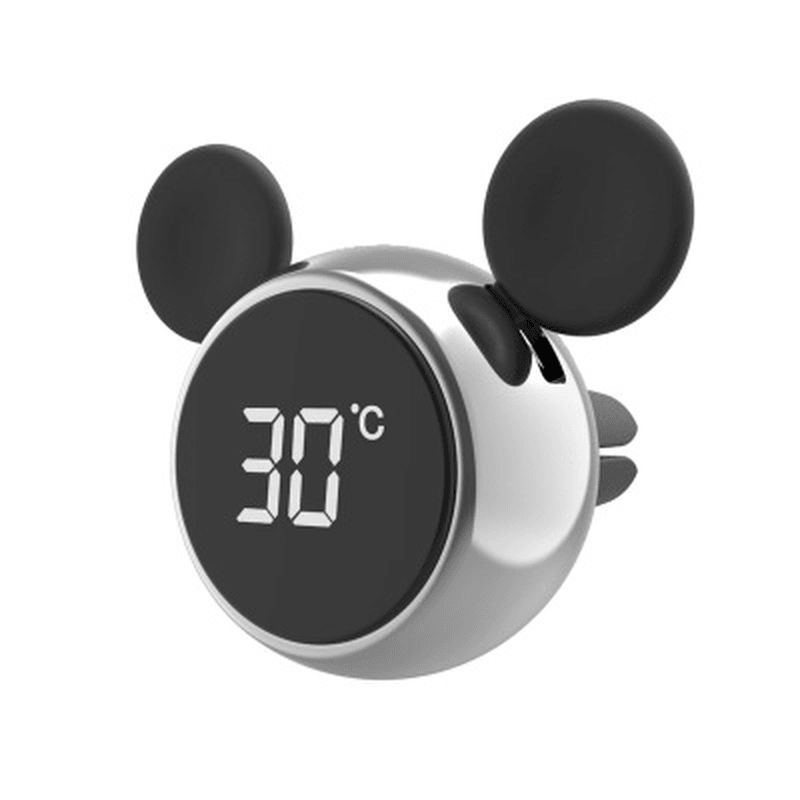 Aromatherapy Smart Thermometer Car Perfume Outlet Solid Ointment Car Available Cartoon Ear Friend Gift - Trendha