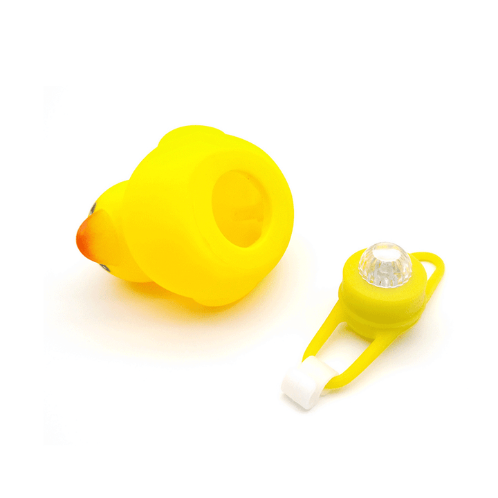 Creative Glow Duck Toys with Helmet for Bicycle Turbo Bell Lamp - Trendha