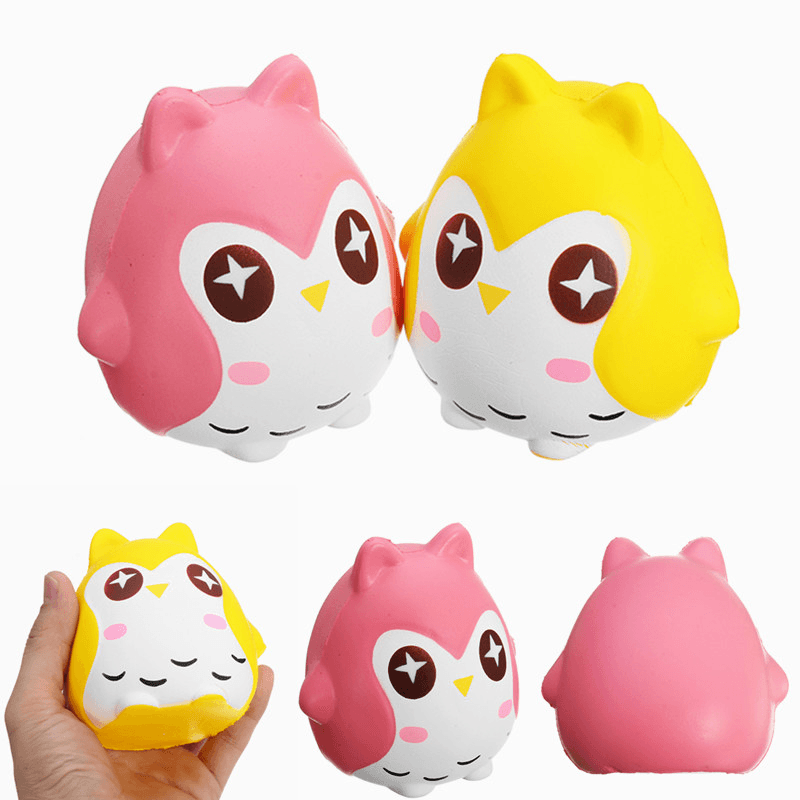 Squishy Owl 10Cm Soft Sweet Cute Bird Animals Slow Rising Collection Gift Decor Toy - Trendha