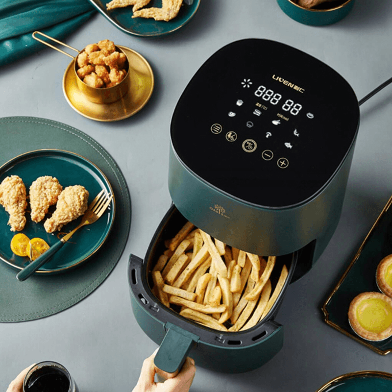LIVEN G-5 Smart Oil-Free Air Fryer 1400W Power 2.5L Capacity Fat-Free for Home - Trendha