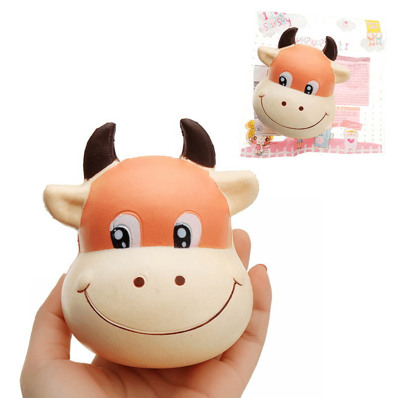 Bull Head Squishy 10*8Cm Slow Rising with Packaging Collection Gift Soft Toy - Trendha