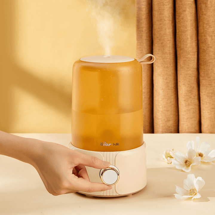 Bear JSQ-C10C1 1L Air Humidifier Essential Oil Diffuser Mist Maker 88Mm Large Diameter Water Shortage Protection for Home Bedroom Office - Trendha