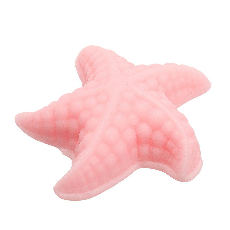 Pink White Starfish Mochi Squishy Squeeze Healing Toy Kawaii Collection Stress Reliever Gift Decor - Trendha
