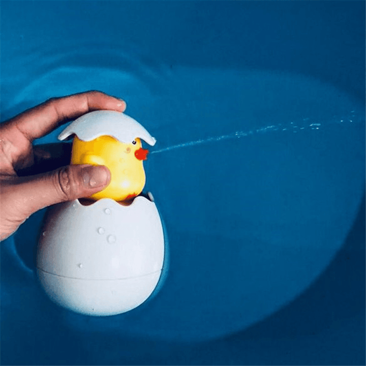 Children Bath Shower Toys Spraying Water Duck Penguim Eggs Cartoon Cute Bathroom Showering Toy - Trendha