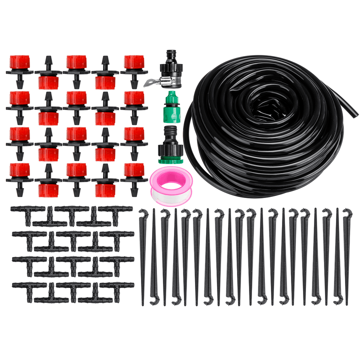 15/20/25/30M DIY Irrigation System Water Timer Auto Plant Watering Micro Drip Garden Watering Kits - Trendha
