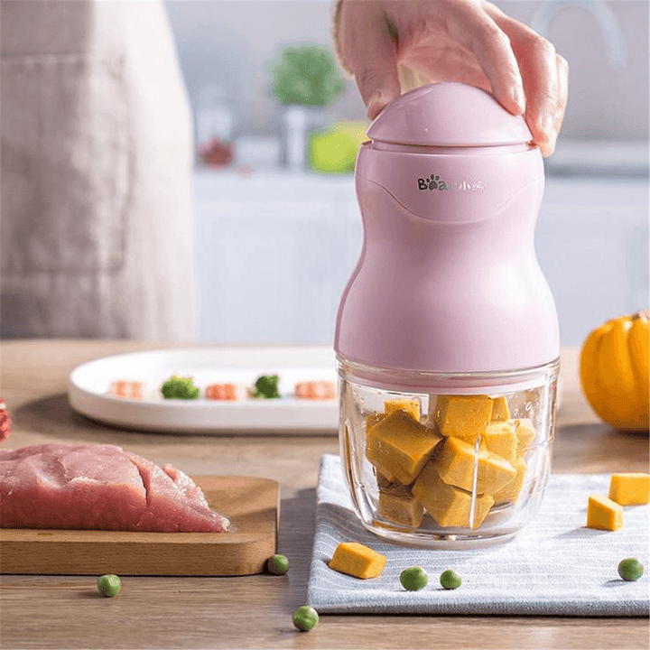 Bear QSJ-A01C1 Baby Food Blender Meat Grinder Multi-Functional Household Small Portable - Trendha