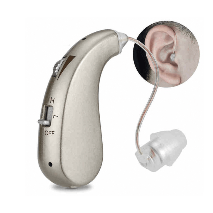 USB Rechargeable Portable Hidden Hearing Sound Voice Aid Amplifier with 4 Earplug - Trendha