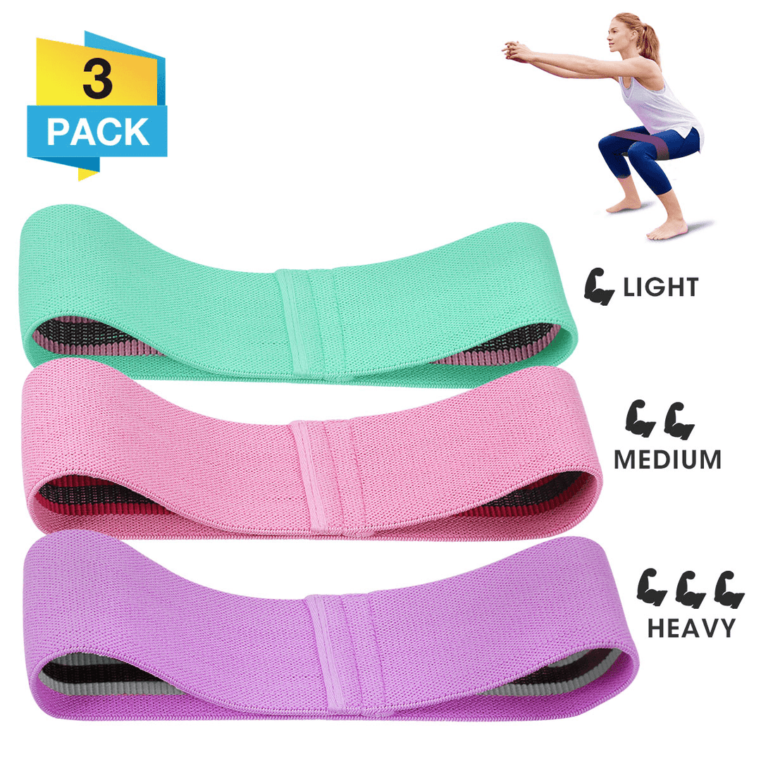 Unisex Booty Band Hip Circle Loop Resistance Band Workout Exercise for Legs Thigh Glute Butt Squat Bands - Trendha