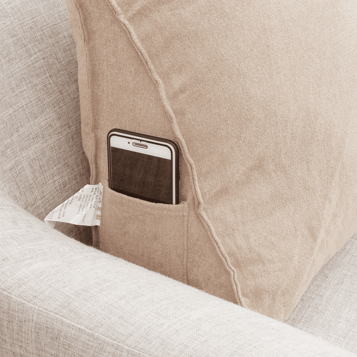 Bedside Sofa Cushion Triangular Big Long Backrest Pillow Large Backrest Soft Bed Headrest - Trendha