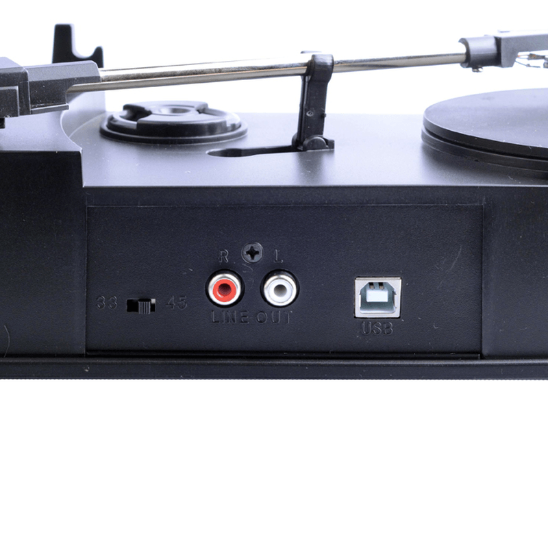 WIMI EC008B Turntable Player with Built-In Speaker Vinyl LP Tape to MP3 WAV Converter - Trendha