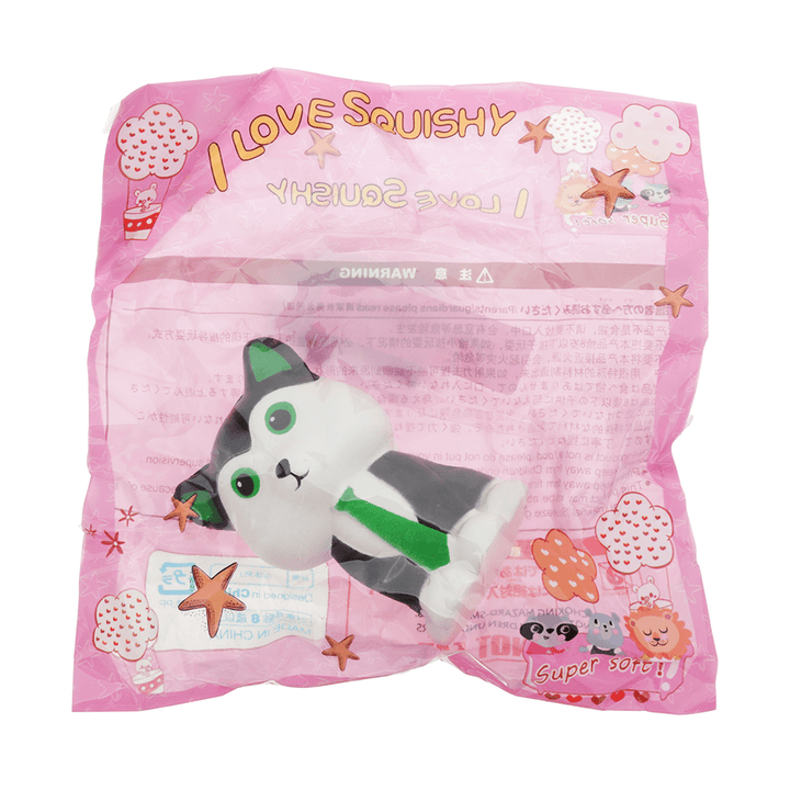 Tie Fox Squishy 15CM Slow Rising with Packaging Collection Gift Soft Toy - Trendha