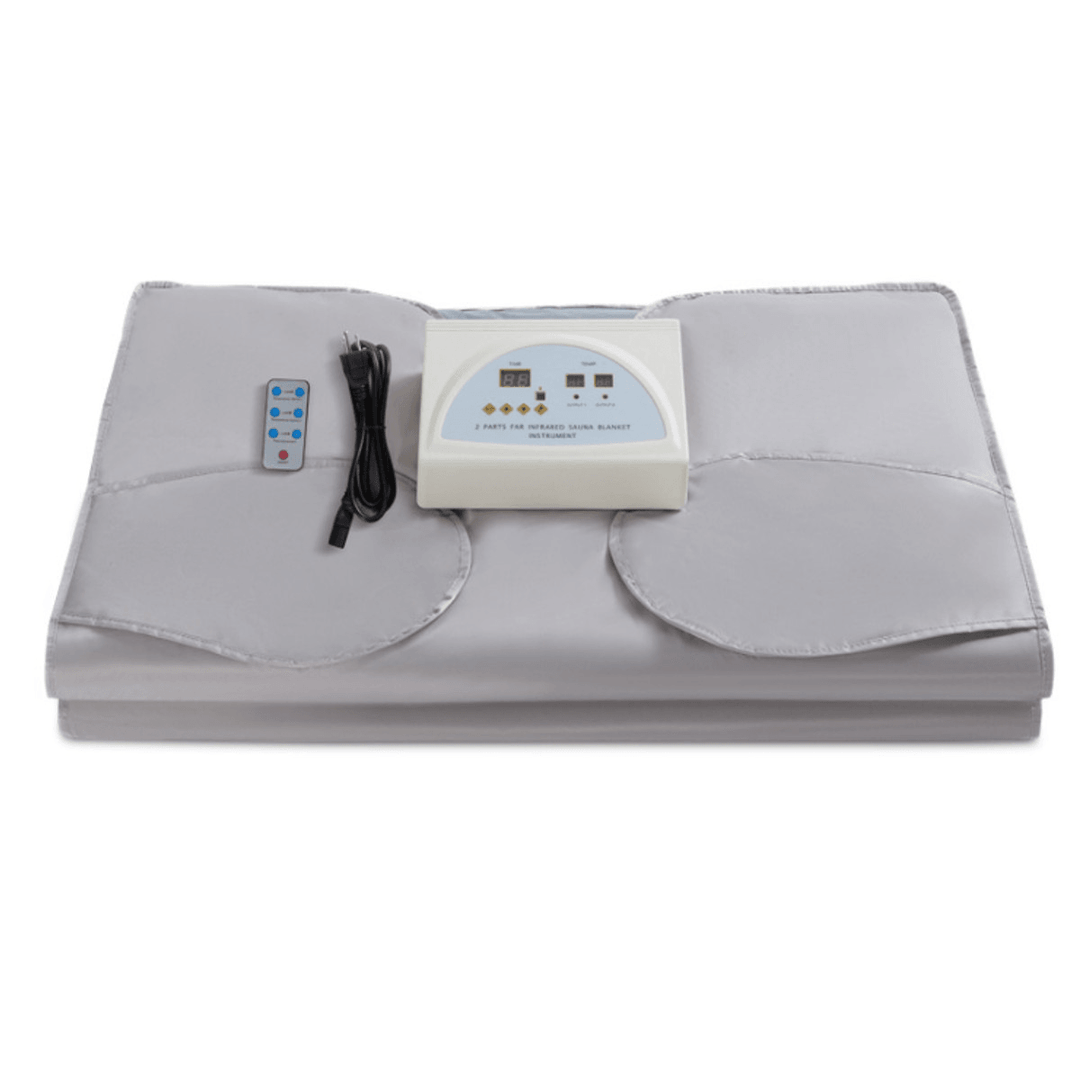 110V/220V Far Infrared Sauna Blanket Detox Slimming Suit Home SPA Losing Weight Machine - Trendha