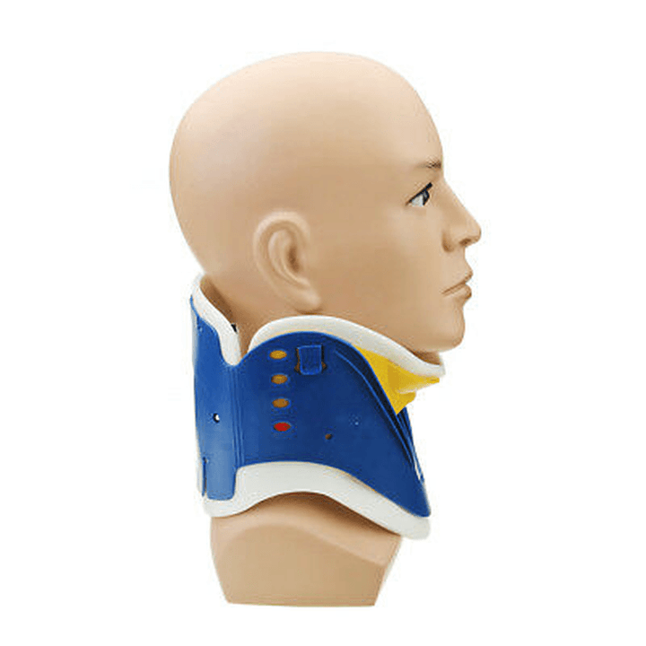 Neck Collar Cervical Traction Device Support Brace Adjustable Strecher - Trendha