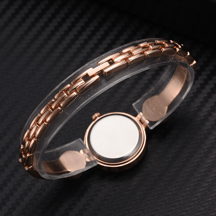Deffrun DS159 Elegant Women Bracelet Watch Diamond Shining Quartz Watches - Trendha