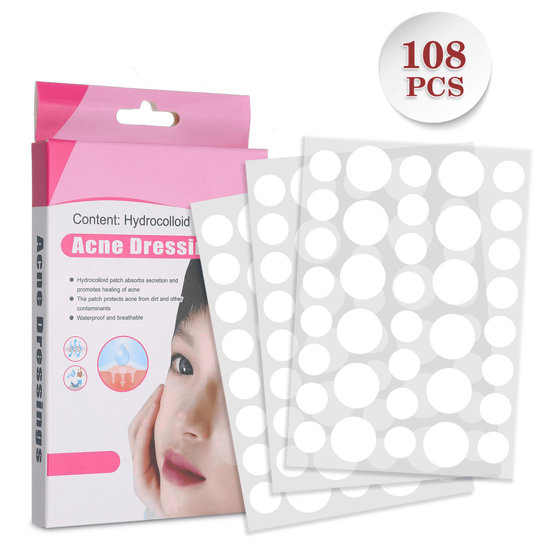 108PCS Acne Pimple Master Patch Skin Tag Removal Patch Pimple /Blackhead Blemish Removers Facial Care Tool - Trendha