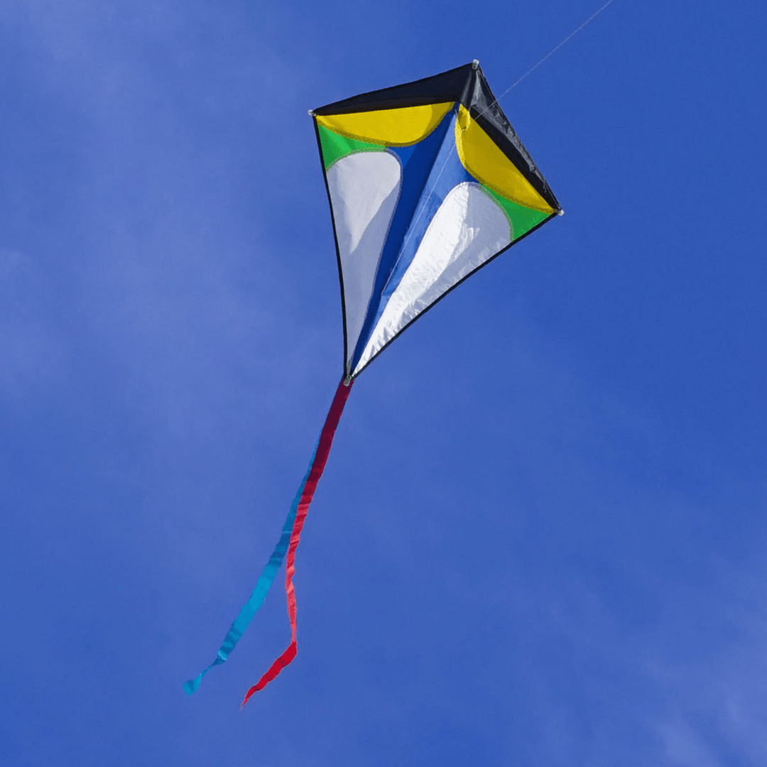 26''×30'' Diamond Delta Kite Outdoor Sports Toys for Kids Single Line Blue Toys - Trendha