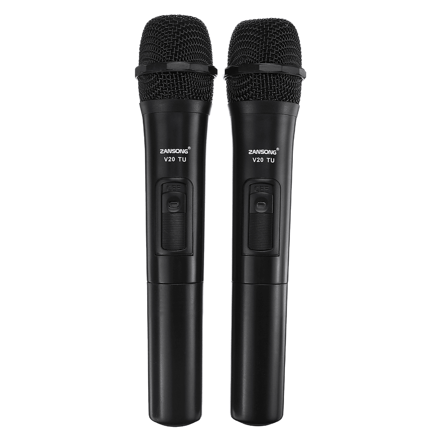 UHF USB 3.5Mm 6.35Mm Wireless Microphone Megaphone Mic with Receiver for Karaoke Speech Loudspeaker - Trendha