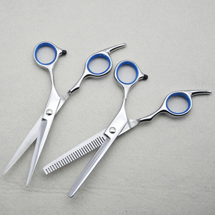 Hair Cutting Thinning Scissors Shears Barber Salon Hairdressing Brush Cape Clips - Trendha