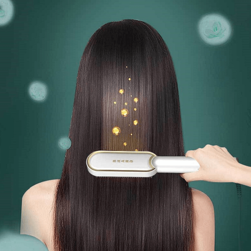 Hot Air Comb Multifunctional Electric Curling Iron Household Hair Straightener Dual-Use Negative Ion Hair Straightener - Trendha