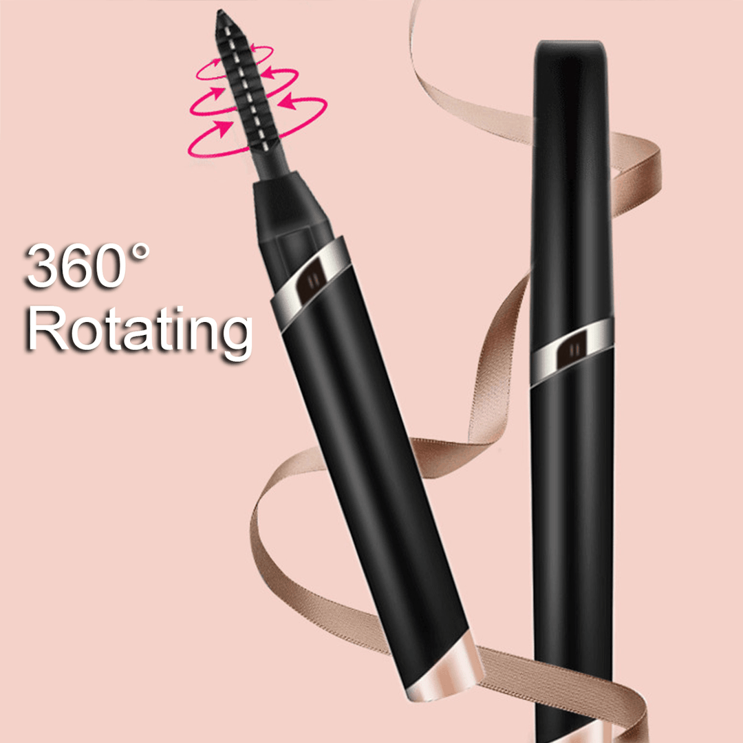 Electric Heated Eyelash Curler Quick Heating Long Lasting Curled Eyelashes Painless Curved Beauty Make up Tool - Trendha