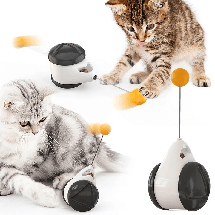 Irregular Cat Toy Rotating Ball Self-Balance Wheel Pet Toy Cute Interactive Toys Funny Kitty Toys Pet Supply - Trendha