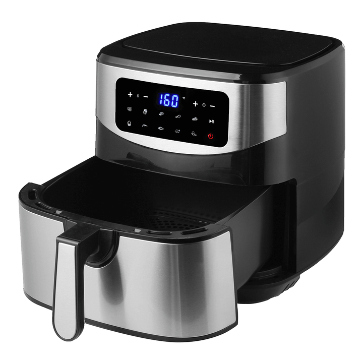 AUGIENB 7.5L Air Fryer Home Intelligent LED Touch Screen with 10 Cooking Functions Electric Hot Air Fryers Oven Oilless Cooker - Trendha
