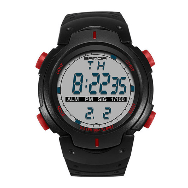 SANDA 269 Digital Watch Luminous Motion Timing Stopwatch Calendar Alarm Watch Outdoor Sport Watch - Trendha