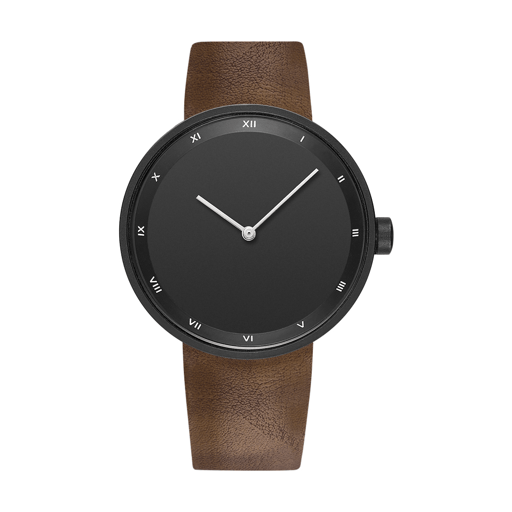YAZOLE 521 Simple Dial Fashion Style Leather Strap Men Watch Quartz Watch - Trendha