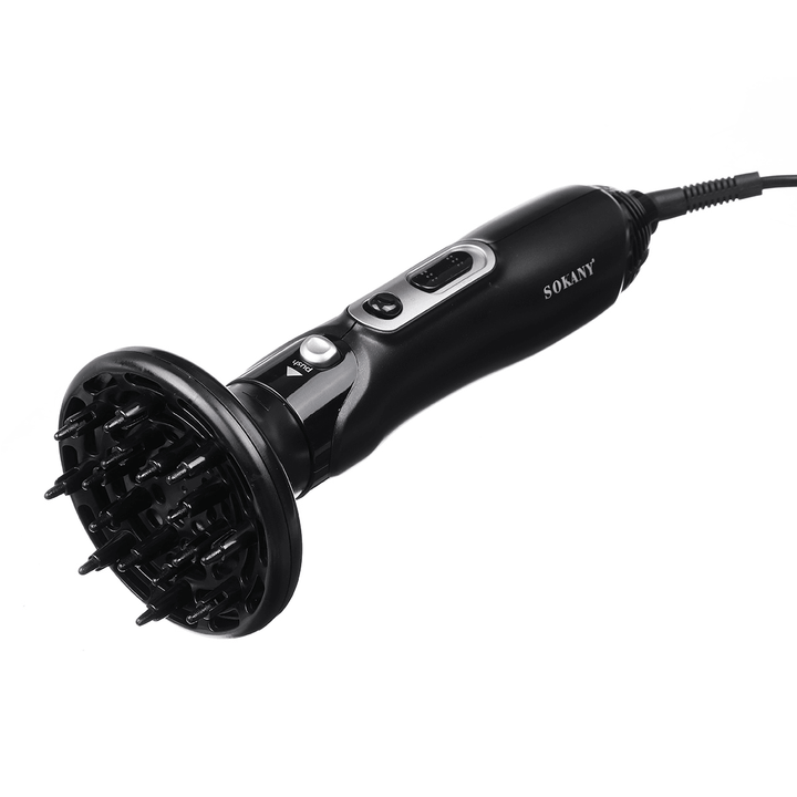 9-In-1 Electric Hair Dryer Hot Air Brush Comb Styling Curling Hairdryer Salon for Hair Styling Tool - Trendha