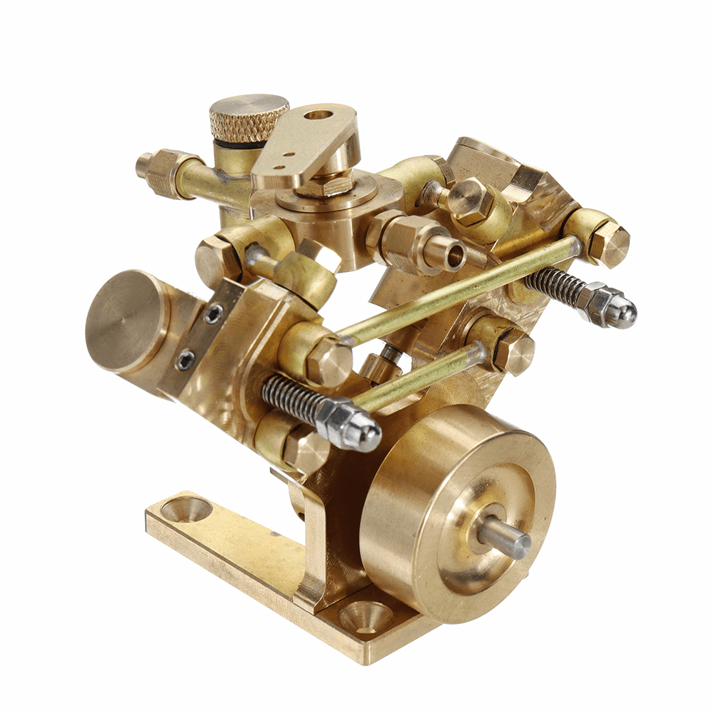 Microcosm Micro Scale M2B Twin Cylinder Marine Steam Engine Model Stirling Engine Gift Collection - Trendha