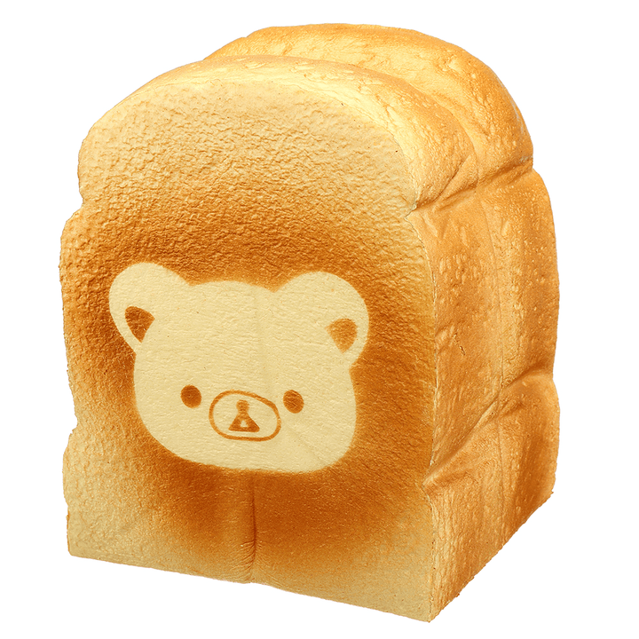 Bread Squishy Giant Bear Toast 13CM Scented Soft Toys Gift Collection with Packaging - Trendha