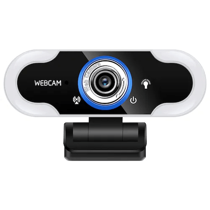 Xiaovv Autofocus 2K USB Webcam Plug and Play 90° Angle Web Camera with Stereo Microphone for Live Streaming Online Class Conference Compatible with Windows OS Linux Chrome OS Ubuntu - Trendha