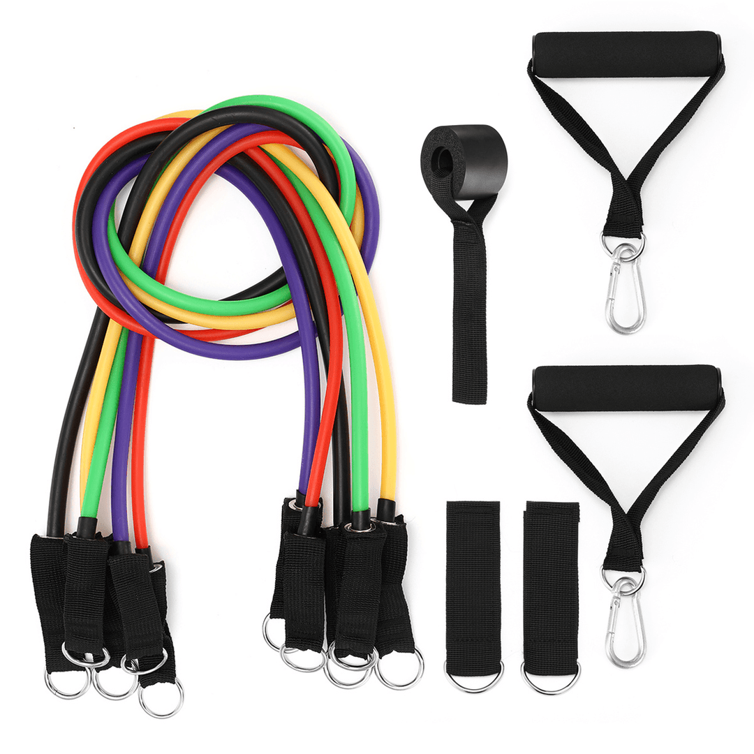 Pathonor Brand Portable Sports Resistance Band Set for Yoga Slimming Exercise Fat Loss Shaping - Trendha