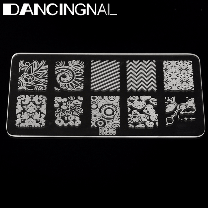 Acrylic Nail Art Image Stamp Printing Stamping Plate Template DIY Tool - Trendha