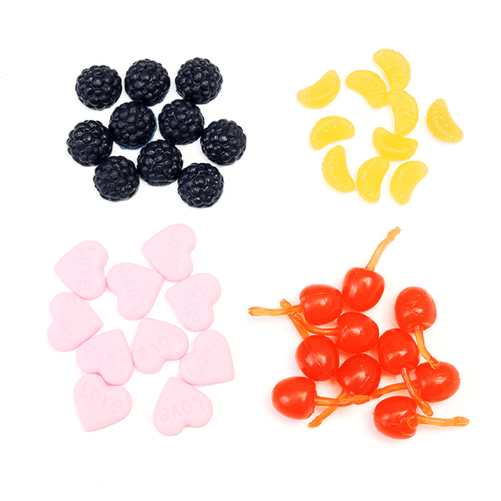 Food Accessories Orange Strawberry Ultralight Clay Resin Soil Clay Soil DIY Accessories - Trendha