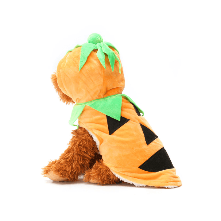 Halloween Pumpkin Style Pet Puppy Dog Cat Clothes Hoodie Costumes Apparel Coat - Trendha