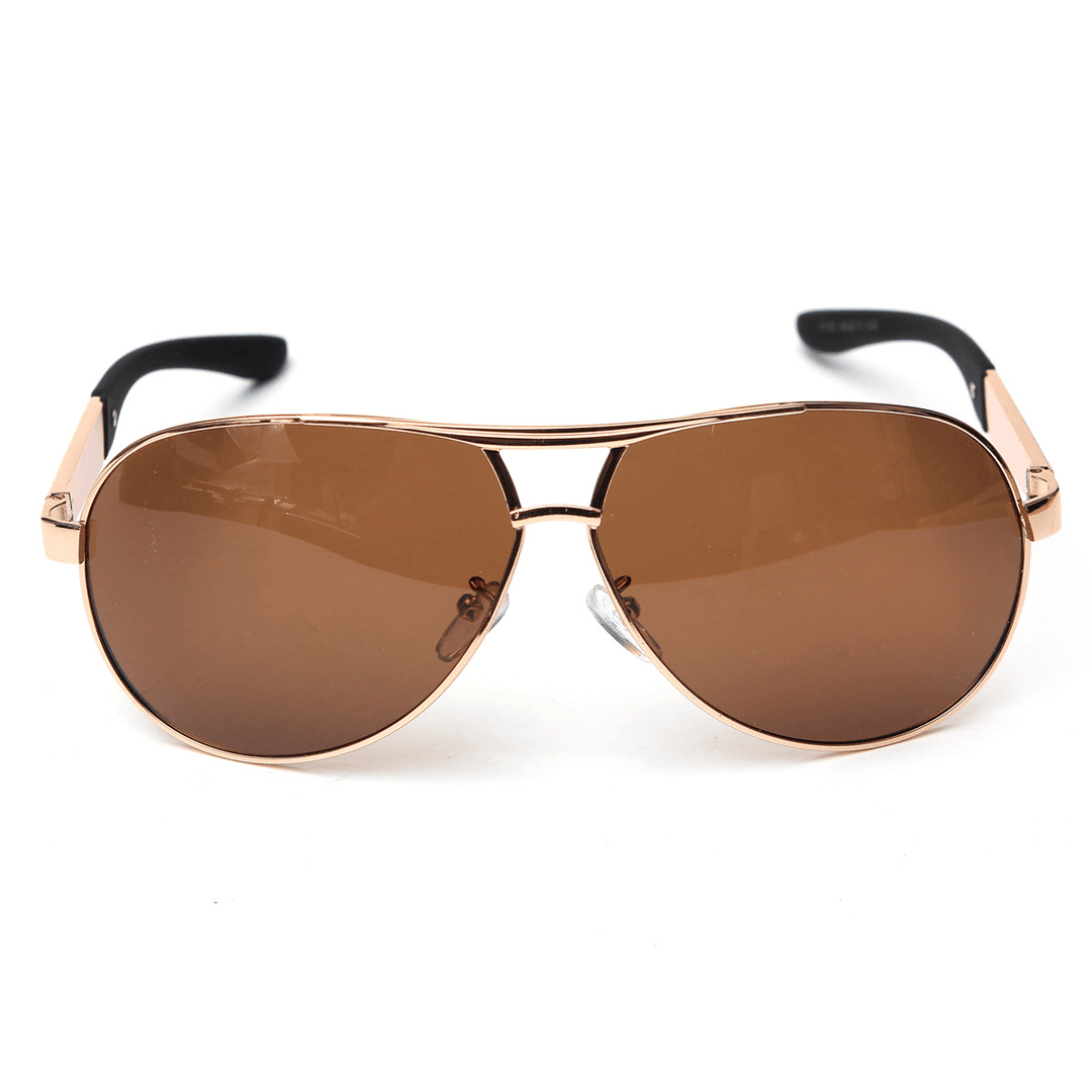 Men'S Gold Polarized Sunglasses Driving Eyewear Glasses Outdoor Sport - Trendha