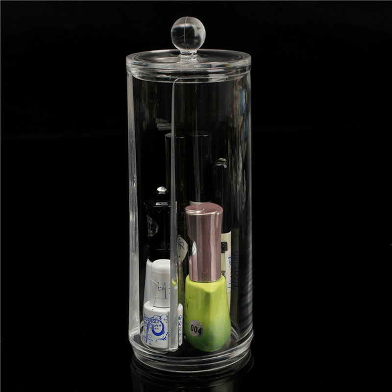 Acrylic Clear Make up Cotton Pad Organizer Cosmetic Display Storage Makeup Case Holder - Trendha