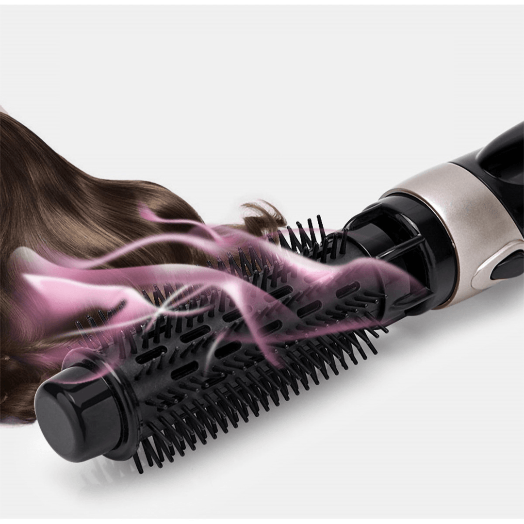 2 in 1 Professional Hair Dryer Comb Wet/Dry Hair Straightener Styling Curling - Trendha