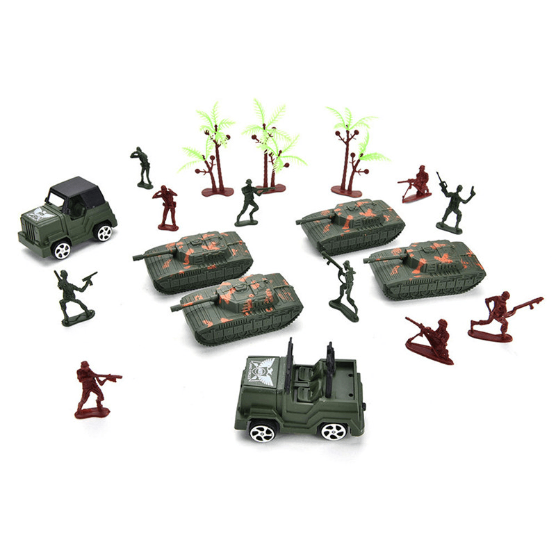 307PCS 4-9CM Military Soldier Army Men Figure Model Building Suit for Kids Children Gift Toys - Trendha