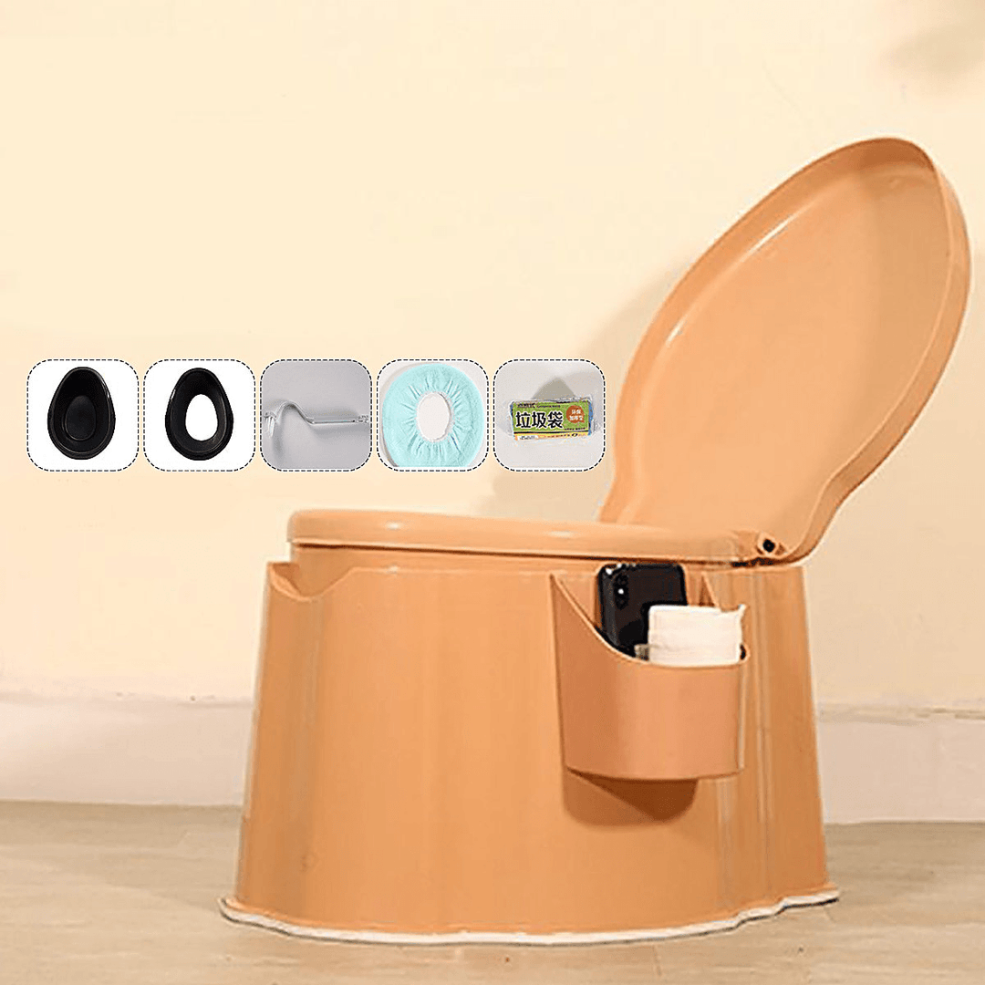 Portable Toilet Seat Old Men Women Home Bath Indoor Removable Potty Commode - Trendha