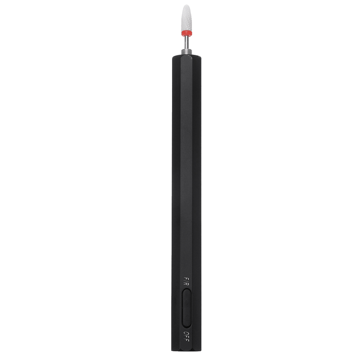 USB DC5V Mini Portable Electric Nail Polisher LED Pen Drill Polishing Nail Drill Machine - Trendha
