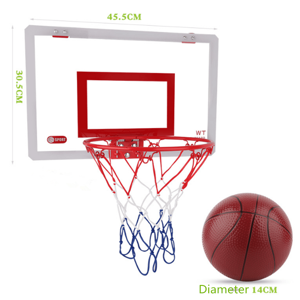Hanging Basketball Hanging Door Wall-Mountable Spikeable Transparent Basketball Board Toys - Trendha