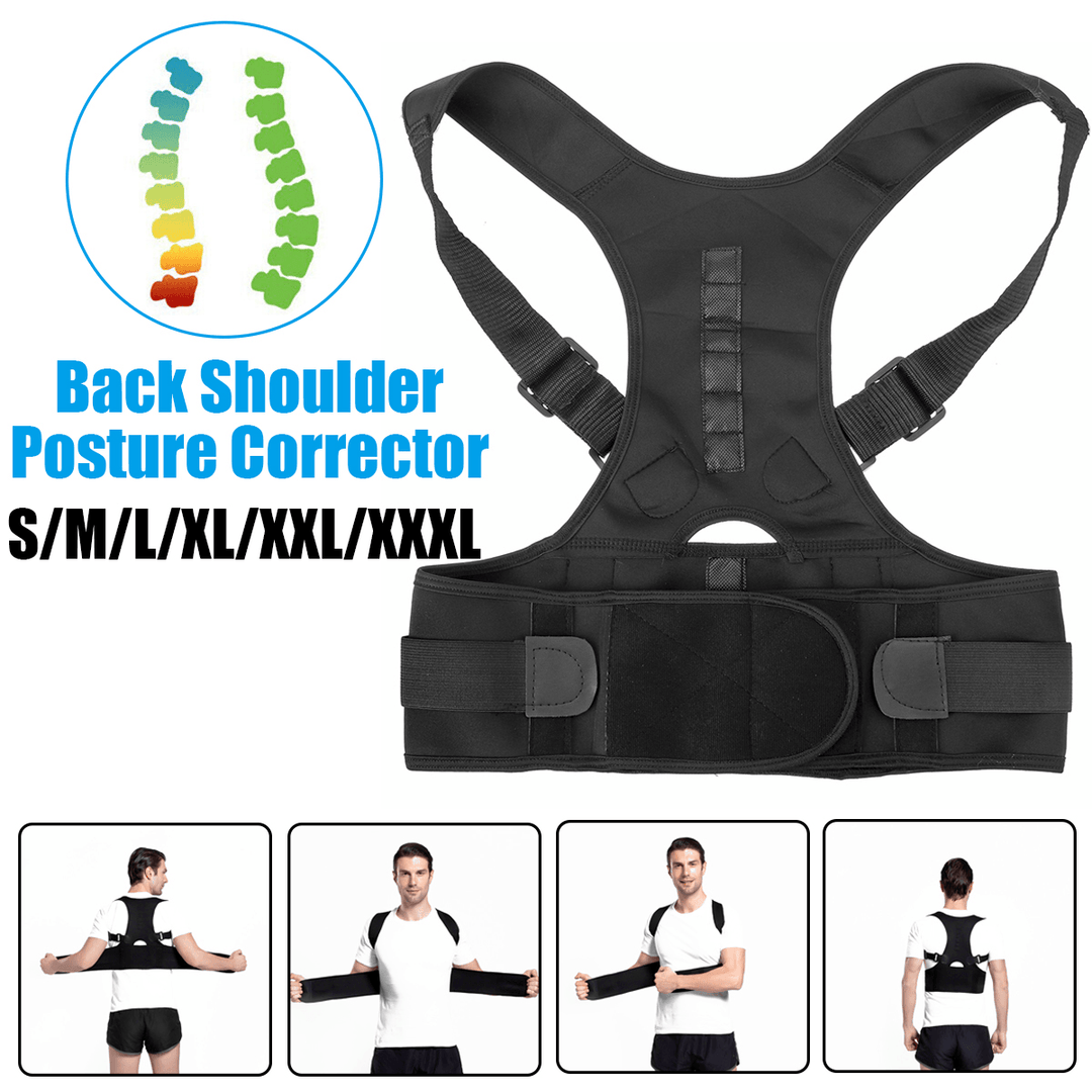 Back Posture Correction Shoulder Corrector Support Brace Belt Therapy Women Men - Trendha