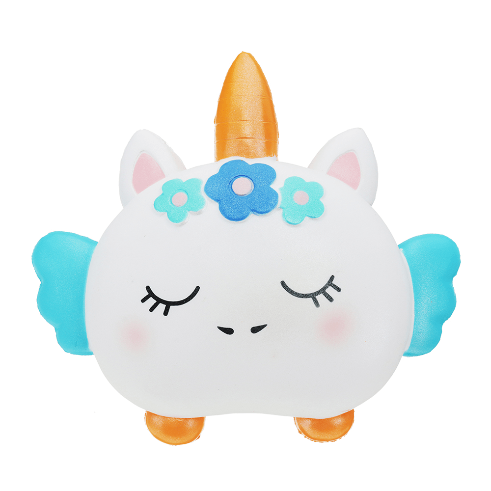Oriker Unicorn Burger Squishy 16CM Slow Rising with Packaging Collection Gift Soft Toy - Trendha