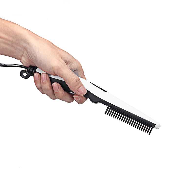 Beard Straightener Brush Quick Beard Straightening Comb Beard and Hair Straightening Brush - Trendha