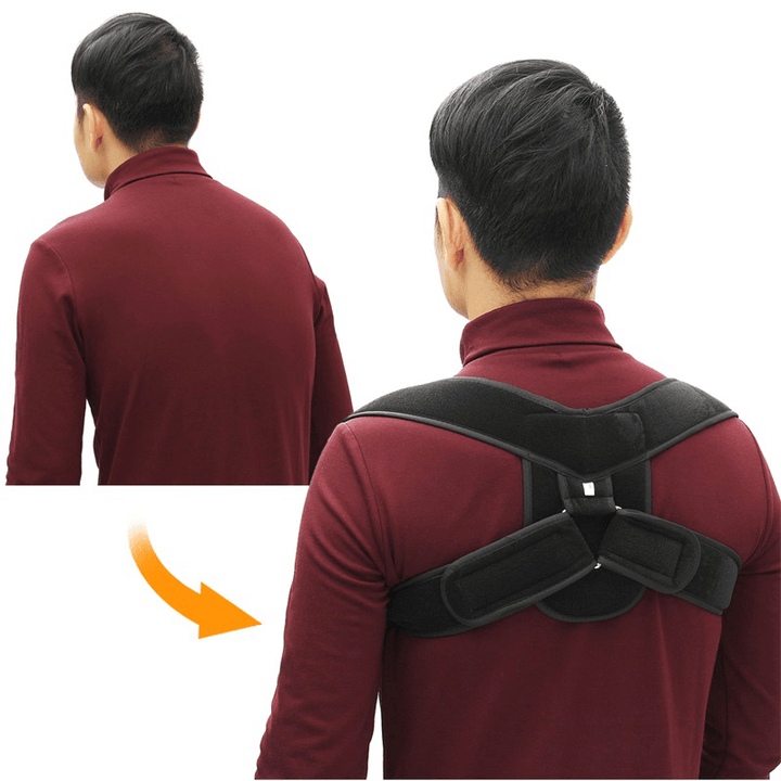 Adjustable Posture Corrector Hunchbacked Lumbar Back Support Brace Correction Belt Men Women - Trendha