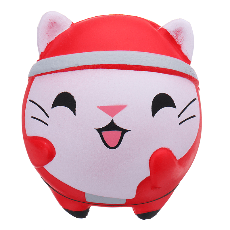 Chameleon Christmas Cat Doll Squishy 12X10X10Cm Slow Rising with Packaging Collection Gift Soft Toy - Trendha